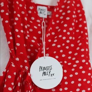 NWT Wrap red dress